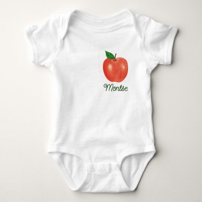 "Dulce Tropical - Manzana Feliz" editable T Shirt (Framsida)