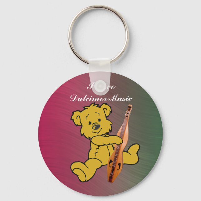 DULCIMER BEAR-KEYCHAIN NYCKELRING (Framsida)