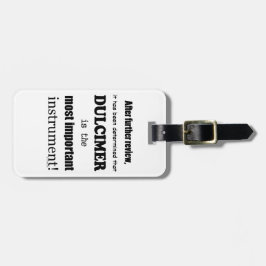 Dulcimer, det viktigaste instrumentet bagagebricka