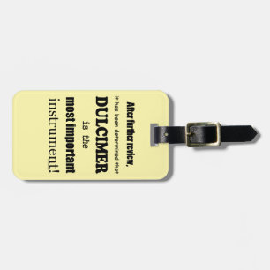 Dulcimer, det viktigaste instrumentet bagagebricka