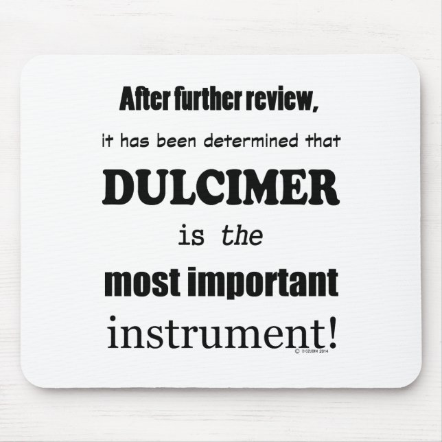 Dulcimer, det viktigaste instrumentet musmatta (Framsidan)