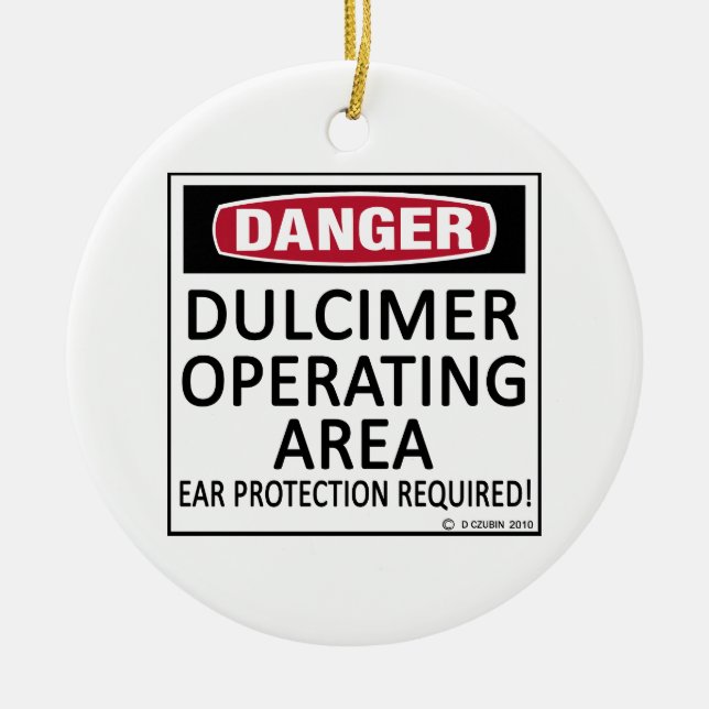 Dulcimer för verksamhetsområde julgransprydnad keramik (Framsidan)