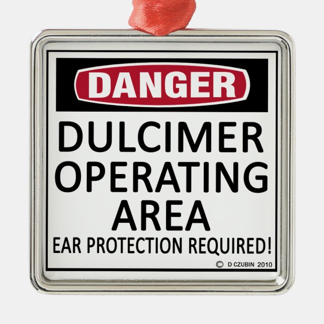 Dulcimer för verksamhetsområde julgransprydnad metall (Framsidan)