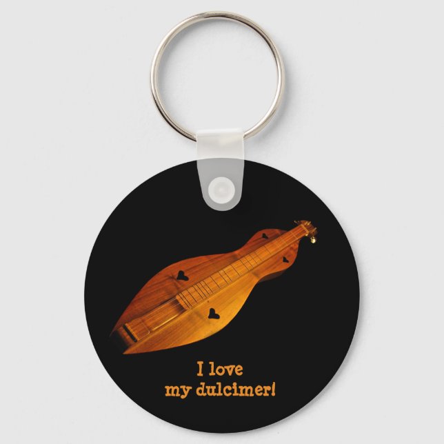 Dulcimer Keychain Nyckelring (Framsida)