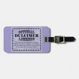 Dulcimer Licence Bagagebricka