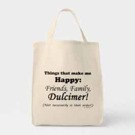 Dulcimer Makes Me Lycklig Tygkasse