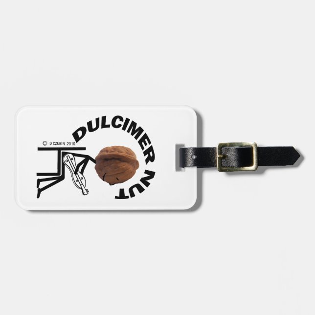 Dulcimer Nöt Bagagebricka (Horisontell Framsida)