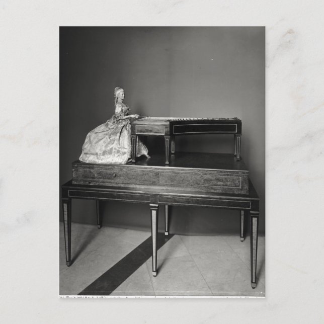 Dulcimer Player Vykort (Framsida)