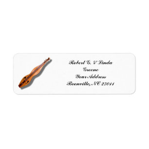 DULCIMER RETURADRESS ETIKETT