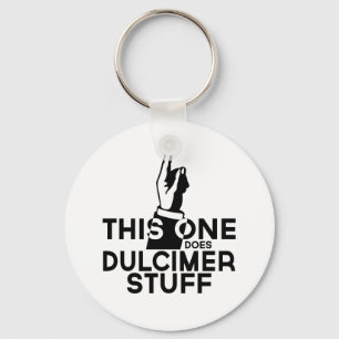Dulcimer Saker - Funny Dulcimer Music Nyckelring