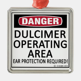 Dulcimer-verksamhetsområde Julgransprydnad Metall