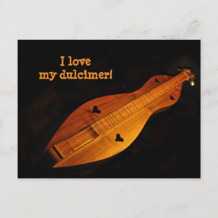 Dulcimer-vykort Vykort