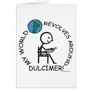 Dulcimer - World Revolves runt Hälsningskort