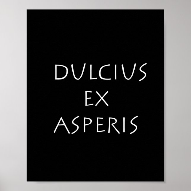 Dulcius ex asperis poster (Framsidan)
