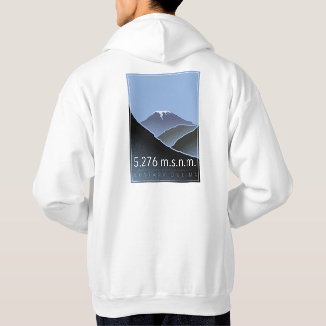Dulima Mountain, Colombia Hoodie (Baksida)
