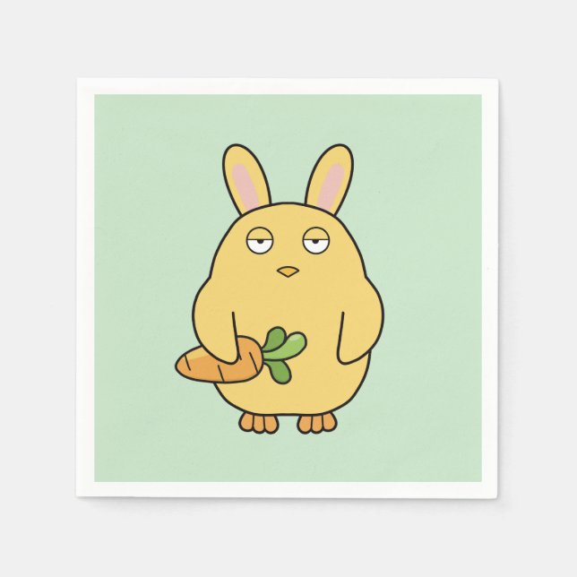 Dull Chick, diskett Öron Pappersservett (Framsidan)