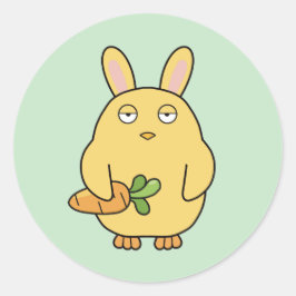 Dull Chick, diskett Öron Runt Klistermärke