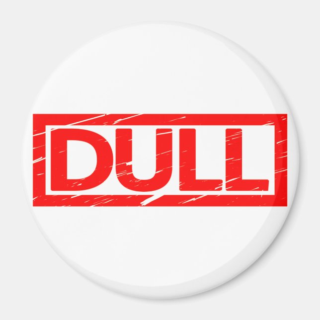 Dull Frimärke Magnet (Framsidan)
