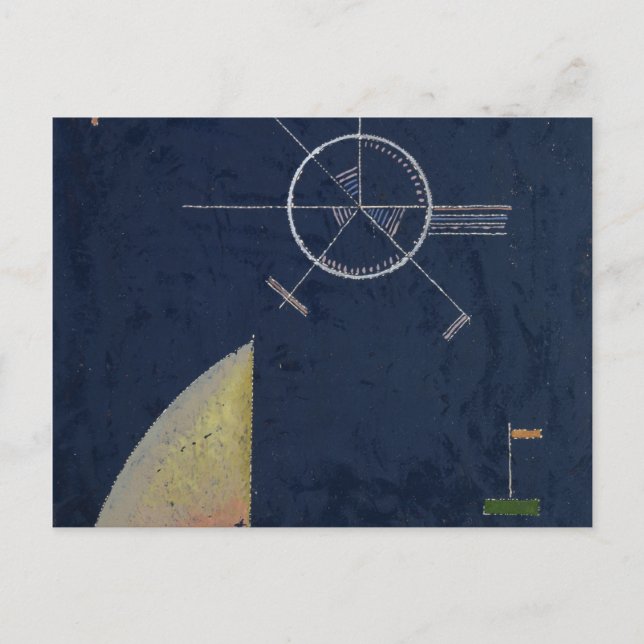 Dull Grått, 1930 av Wassily Kandinsky Vykort (Framsida)