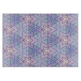 Dull Lavender Geometric Star Maze Mönster