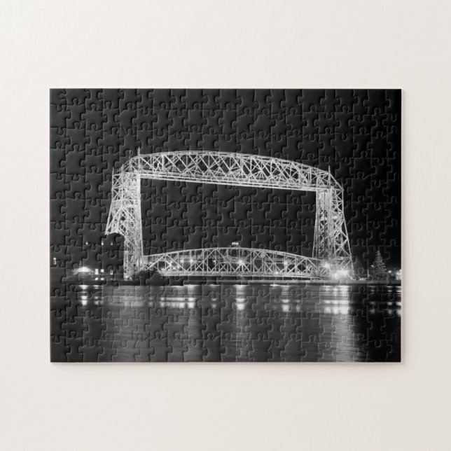 Duluth Aerial Hiss Bridge Jigszle Puzzles Pussel (Horisontell)