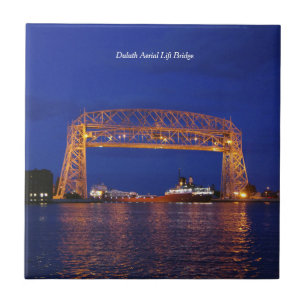 Duluth Aerial Hiss Bridge & John G. Munson Kakelplatta