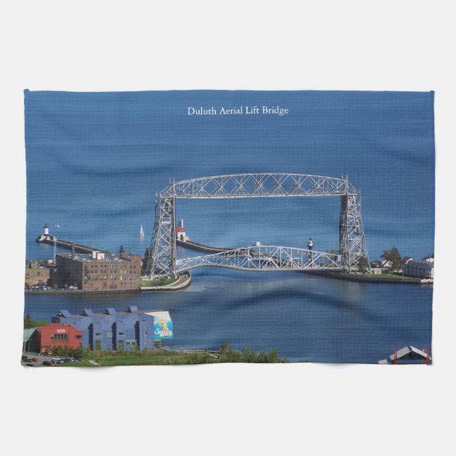 Duluth Aerial Hiss Bridge-kökshandduk Kökshandduk (Horisontell)