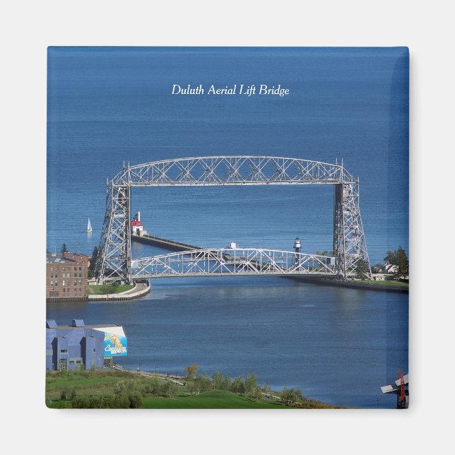Duluth Aerial Hiss Bridge Magnet (Framsidan)