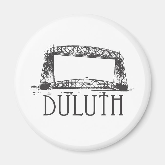 Duluth Aerial Hiss Bridge Magnet (Framsidan)