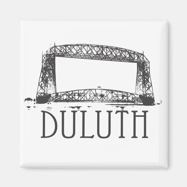 Duluth Aerial Hiss Bridge Magnet (Framsidan)
