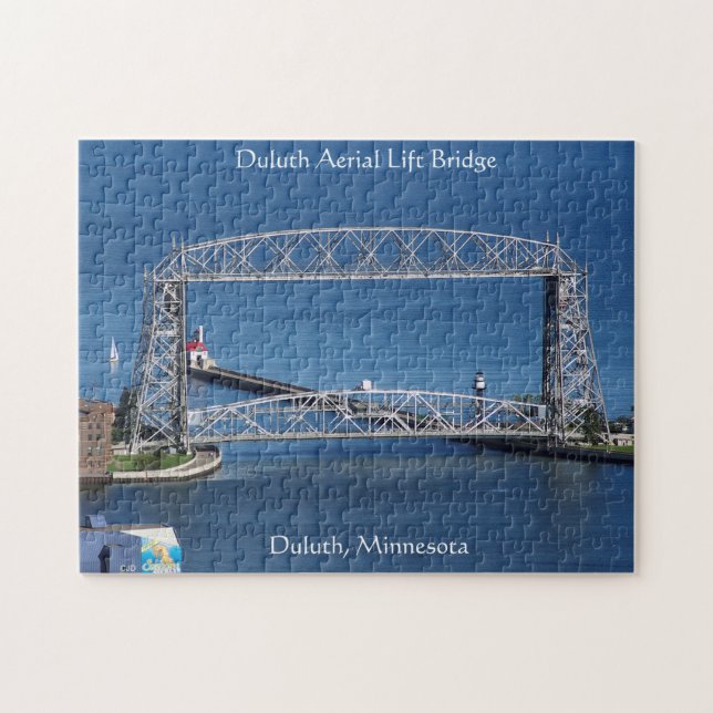 Duluth Aerial Hiss Bridge-pussel Pussel (Horisontell)