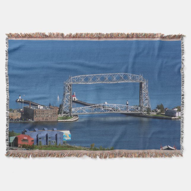 Duluth Aerial Hiss Bridge-täckfilt Filt (Framsidan)