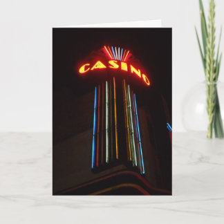 "Duluth CASINO Lights" Födelsedagskort Kort