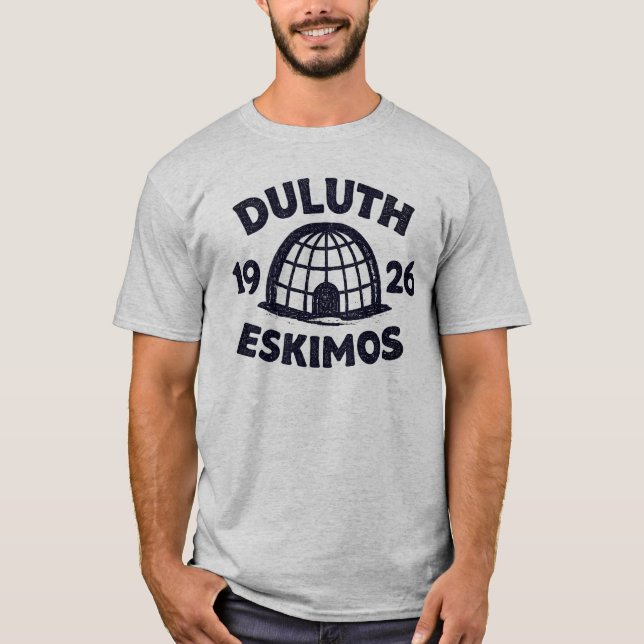 Duluth Eskimos Vintage Fotboll T-Shirt (Framsida)