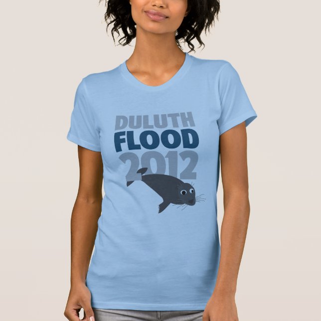 Duluth flod 2012 förseglar t-shirt (Framsida)