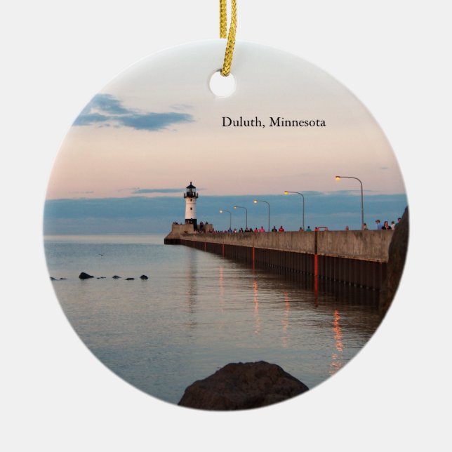 Duluth Harbor North Pier Light ornament Duluth, MN (Framsidan)
