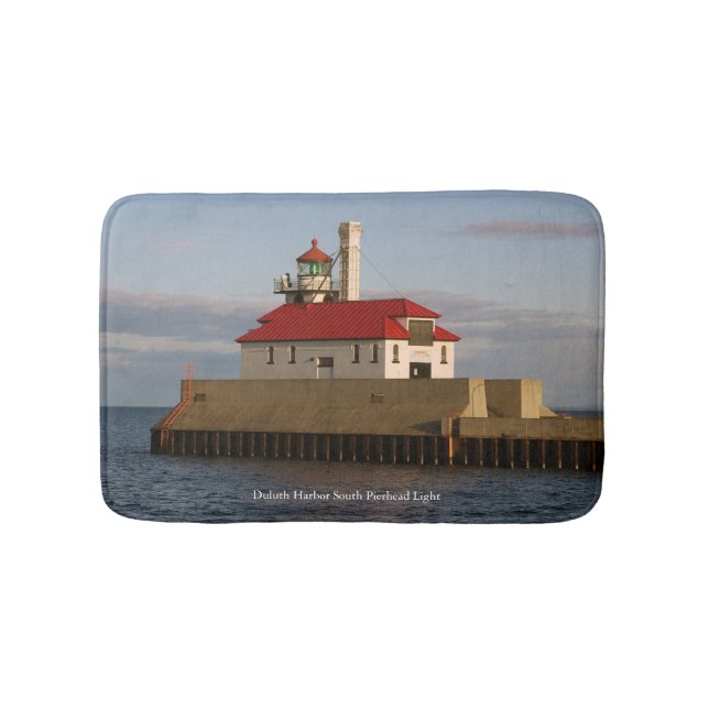Duluth Harbor South Pierhead Light bathmat Badrumsmatta (Framsidan)