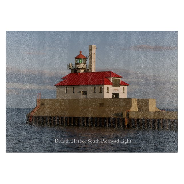 Duluth Harbor South Pierhead Light-skärbord (Framsidan)