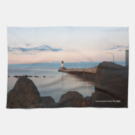 Duluth Harbour North Pier Light kökshandduk