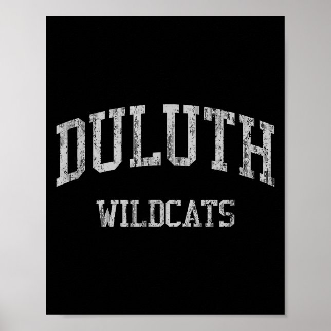 Duluth High School Hs Ga Konstverk Poster (Framsidan)