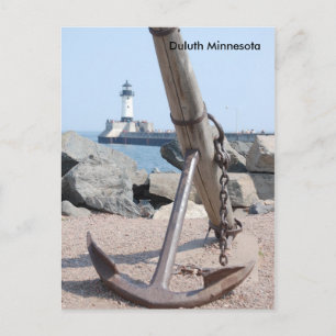 Duluth Lakewalk Anchor, Duluth Minnesota Vykort