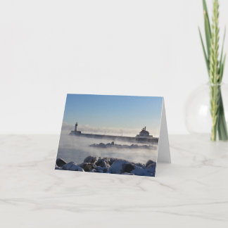 Duluth Minnesota Canal Park Lighthouse Anteckningskort