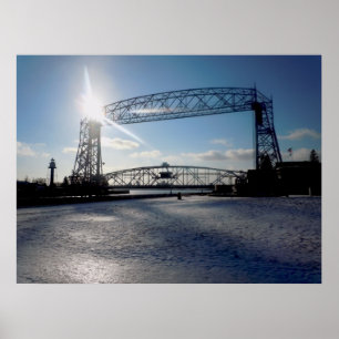 Duluth Minnesota Hiss Brige Poster