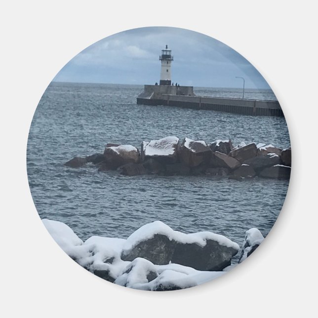 Duluth Minnesota Lake Superior Canal Park  Magnet (Framsidan)