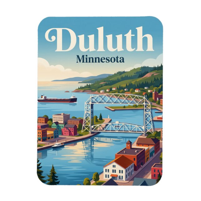 Duluth Minnesota Magnet (Vertikal)