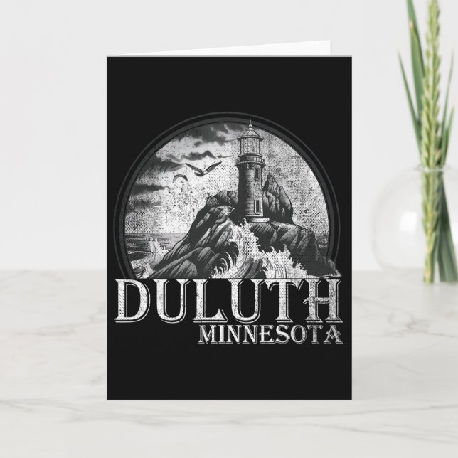 Duluth Minnesota Mn Utomhus  Kort (Framsida)