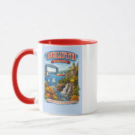 Duluth, Minnesota Souvenir Kaffe Mugg North Shore