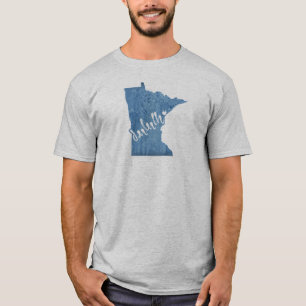 Duluth Minnesota Wood Plaque T Shirt