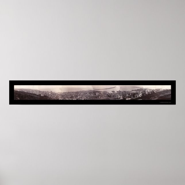 Duluth MN Panorama Photo 1886 Poster (Framsidan)