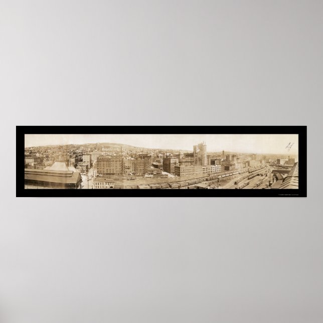 Duluth, MN Photo 1913 Poster (Framsidan)